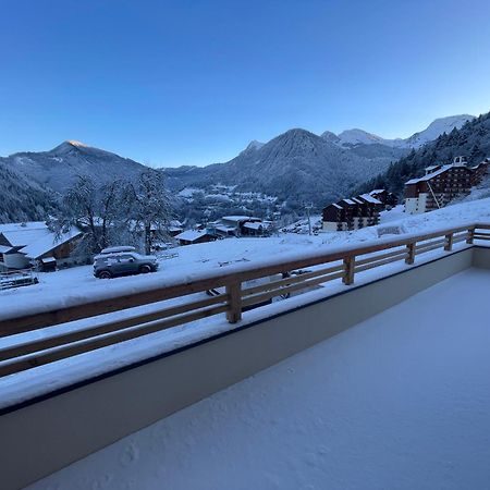 Dans Residence Neuve Le Snow Roc Sur Les Pistes, Grand Studio Cosy 5 Pers Avec Terrasse Panoramique, Sauna, Wifi Saint-Jean-dʼAulps Exteriér fotografie