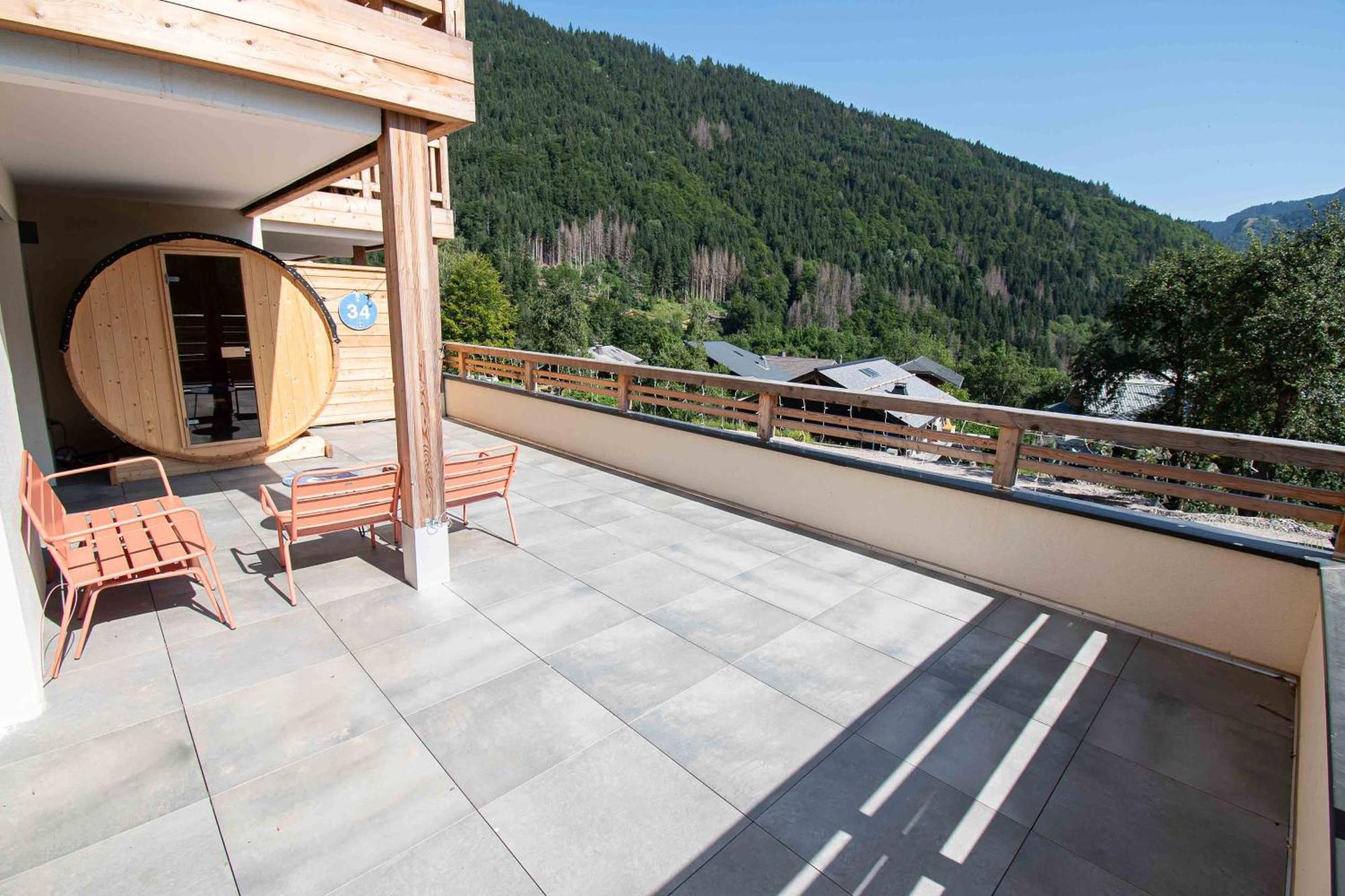 Dans Residence Neuve Le Snow Roc Sur Les Pistes, Grand Studio Cosy 5 Pers Avec Terrasse Panoramique, Sauna, Wifi Saint-Jean-dʼAulps Exteriér fotografie