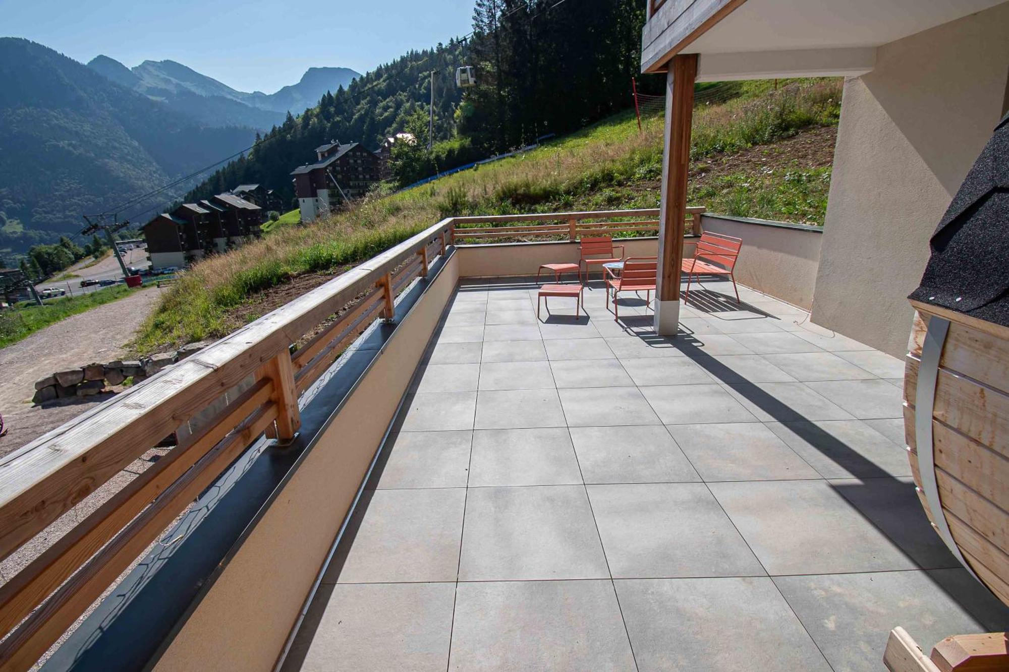 Dans Residence Neuve Le Snow Roc Sur Les Pistes, Grand Studio Cosy 5 Pers Avec Terrasse Panoramique, Sauna, Wifi Saint-Jean-dʼAulps Exteriér fotografie